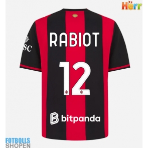 Billiga AC Milan Adrien Rabiot #12 Hemmatröja 2026-27 Kortärmad